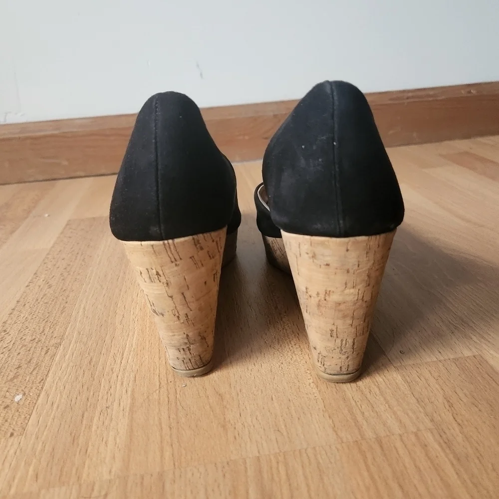 H&M peeptoe wedges